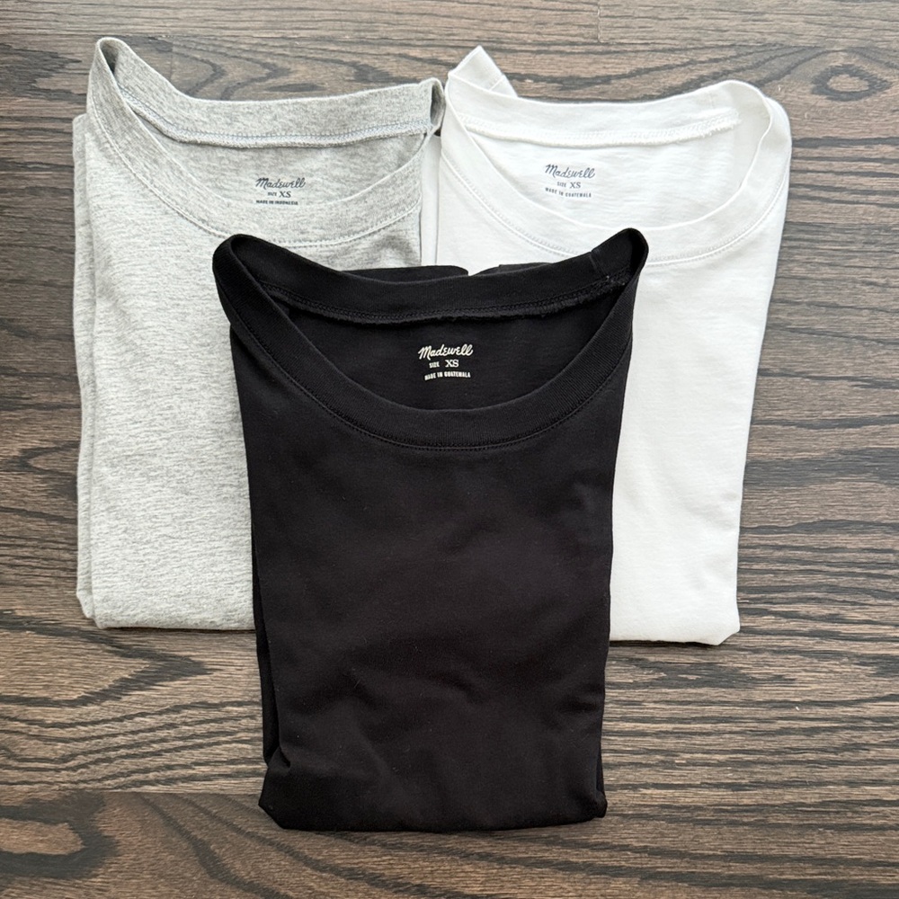 Madewell Set of 3 Northside Vintage Tees